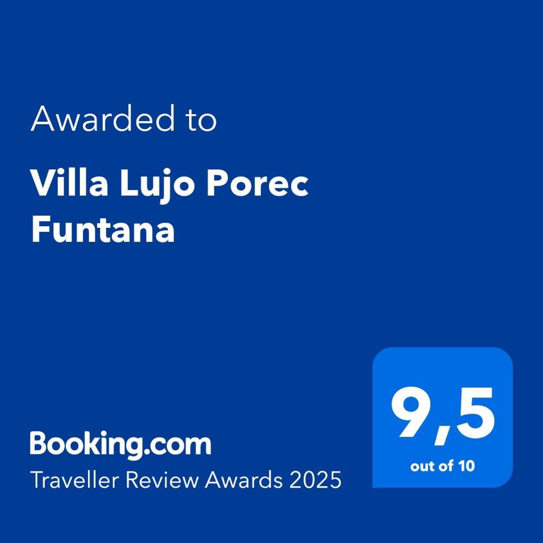 Villa Lujo Porec Funtana Eksteriør billede
